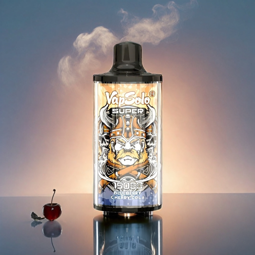 Vapsolo Super 15000 Puffs Italia Ingrosso E-liquido 40ml Mesh Coil Cherry Cola (Ciliegia Cola) 850mah Type-C 20mg/50mg