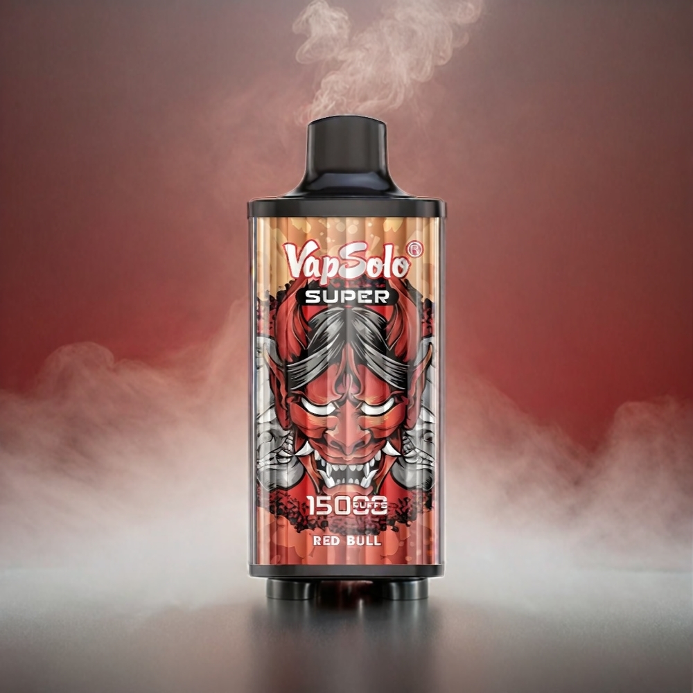Vapsolo Super 15000 Puffs Italia Ingrosso Vape Red Bull 40ml E-Liquido 50mg/ml Tipo-C Ricarica