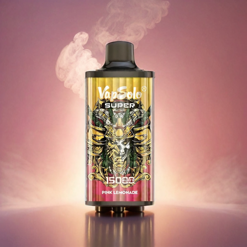 Vapsolo Super 15000 Puffs Italia Ingrosso Vape Super Rosa Limonata - 40ml E-Liquido, 850mAh Batteria, Tipo-C Ricarica, 20/50 mg/ml Nicotina