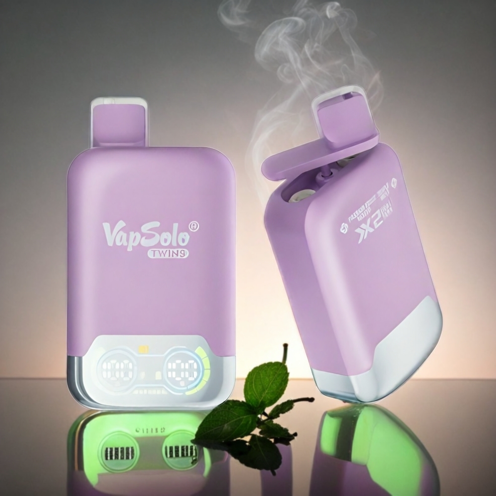 Vapsolo Twins 20000 Puffs Italia Ingrosso E-Liquido 40 ml Frutto della Passione Mojito & Menta Tripla