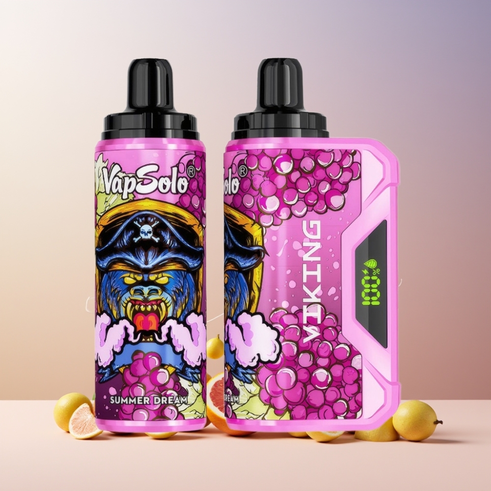 VapSolo VIKING 12000 Puff Italia Ingrosso Disposable Vape Sogno Estivo 22ml 20/50mg Tipo-C