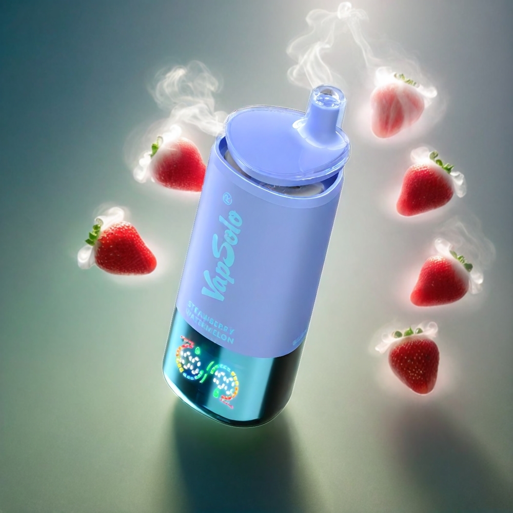 VapSolo Tripe 30000 Puffs Italia Ingrosso - Fragola Anguria & Mirtillo Ghiaccio - 40ml E-Liquid, Tipo-C, 20/50 mg/ml Nicotina
