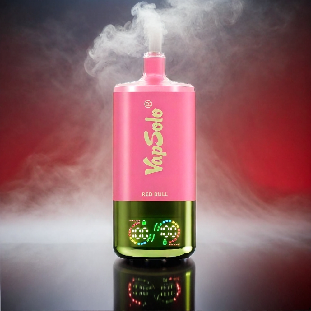 VapSolo Tripe 30000 Puffs Italia Ingrosso Vape Red Bull - 40ml E-Liquid, 3 Oil Tanks, Type-C Ricarica, 20mg/50mg Nicotina