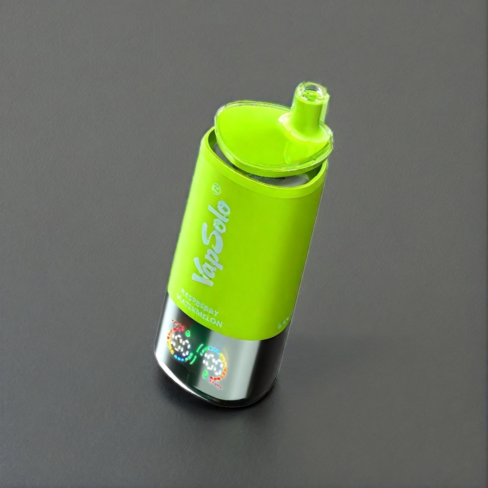 Vapsolo Tripe 30000 Puffs Italia Ingrosso Vape Lampone Cocomero con 40ml E-Liquid, 20/50 mg/ml Nicotina, 3 Serbatoi, Ricarica Type-C