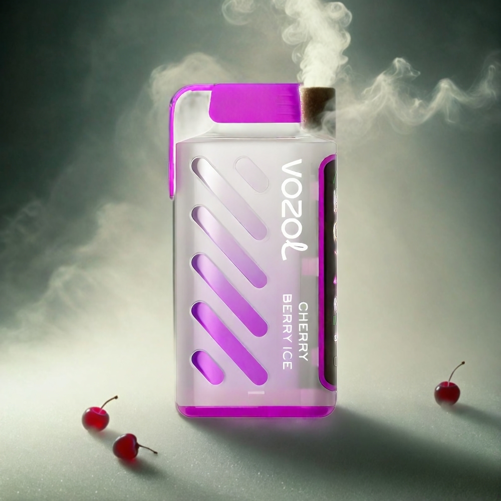 VOZOL Gear Power Italia Ingrosso 20000 Puffs Ciliegia Mirtillo Ghiaccio con Schermo Intero, Bobina a doppia maglia, 20mL, 5% Nicotina S.i.L.C. Tech ECO Mode 20000 Puffs POWER Mode 12000 Puffs
