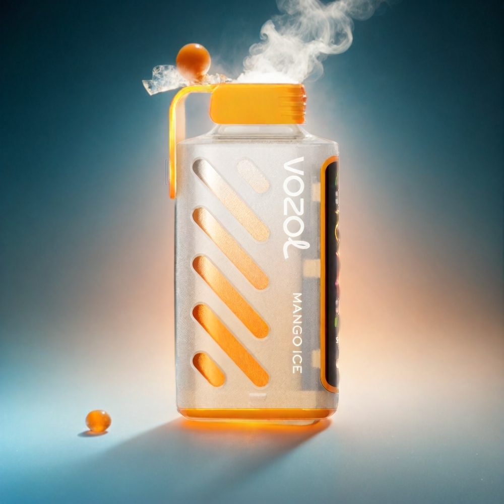 VOZOL Gear Power Italia Ingrosso 20000 Puffs Mango Ghiaccio - Display Schermo Intero, 20mL Liquido, 5% Nicotina, Bobina a doppia maglia