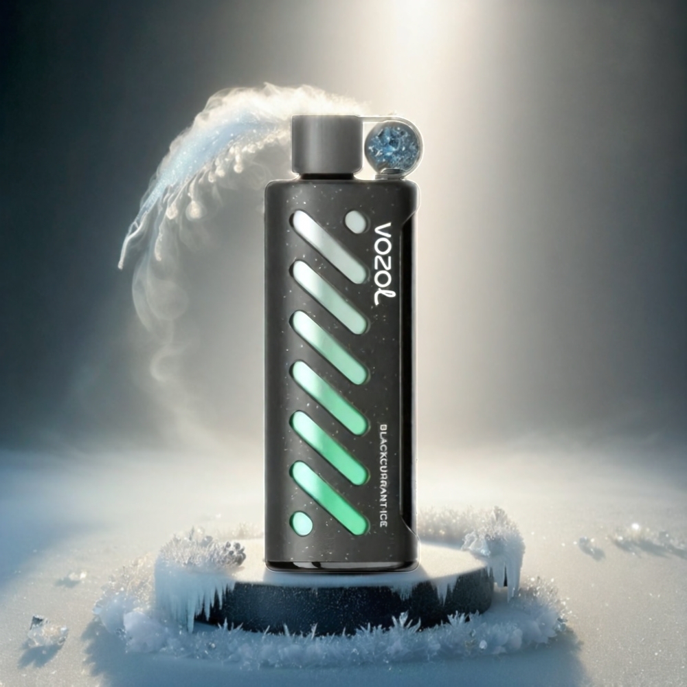 VOZOL Gear Shisha 25000 Puffs Italia Ingrosso - Blackcurrant Ice (Gelso Nero Ghiaccio), 30 Gusti Deliziosi, Dual Mesh, Batteria 1000mAh, Nicotina 3mg/5mg, Tech S.i.L.C
