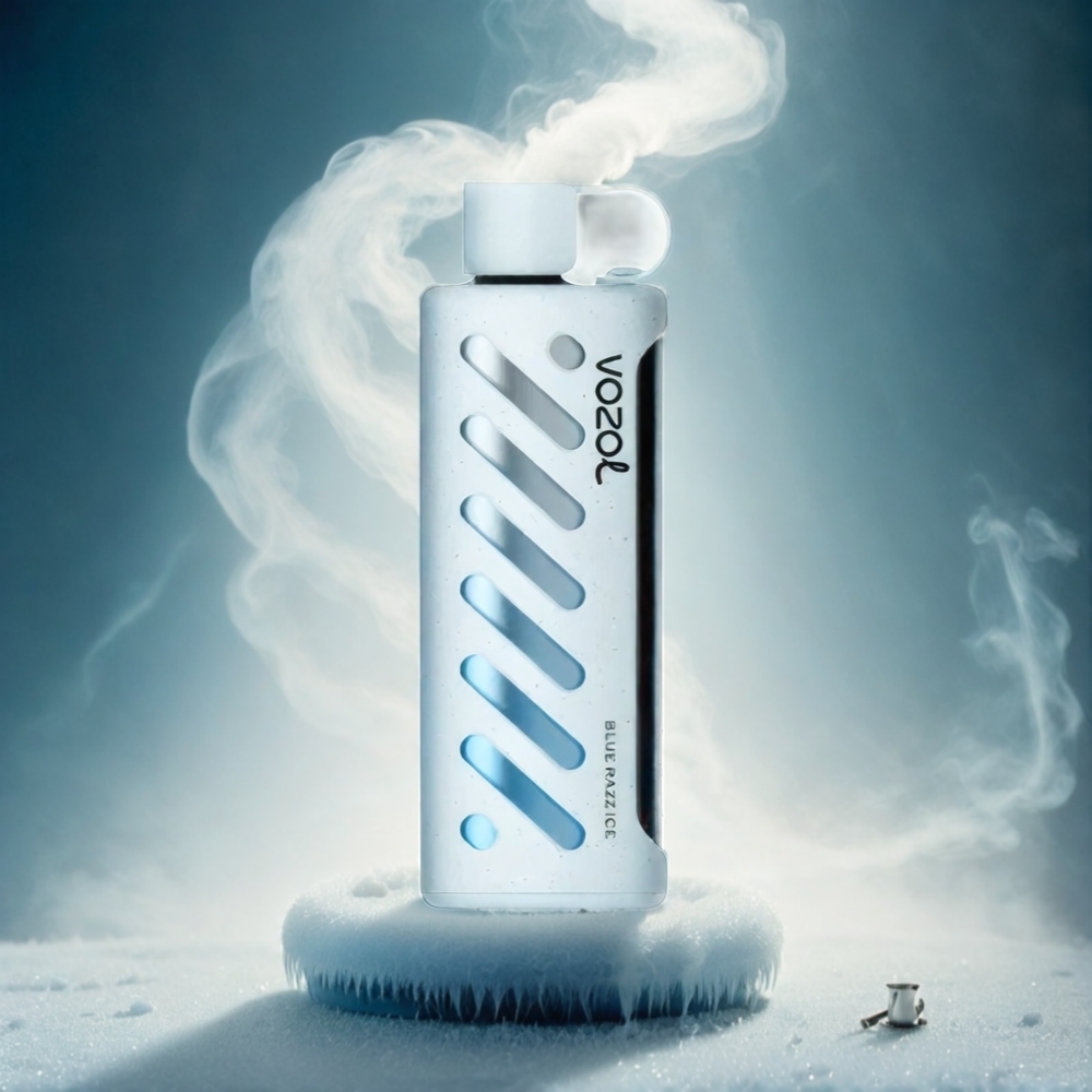 VOZOL Gear Shisha 25000 Puffs Italia Ingrosso - Blue Razz Ice, Dual Mesh, S.i.L.C Tech, 1000mAh, 30 Gusti Deliziosi, 3mg/5mg Nicotina