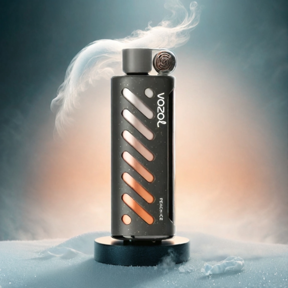 VOZOL Gear Shisha 25000 Puffs Italia Ingrosso - Pesca Ghiacciato, 30 Gusti Deliziosi, Batteria 1000mAh, Nicotina 3mg/ml & 5mg/ml, Tecnologia S.i.L.C, Doppia Mesh Dual Modes