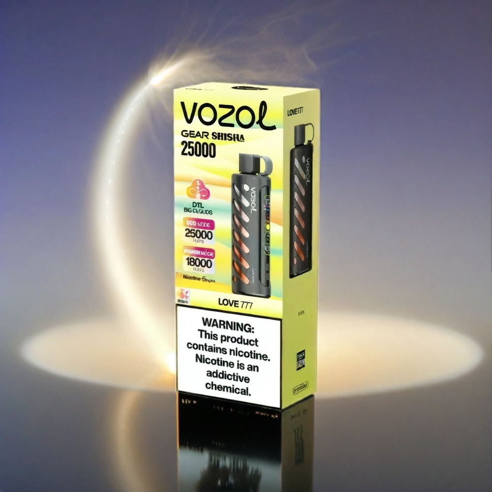 VOZOL Gear Shisha Italia Ingrosso 25000 Puffs con 30 Gusti Deliziosi, S.i.L.C Tech, Doppia Mesh, Batteria 1000mAh, Nicotina 3mg/ml o 5mg/ml