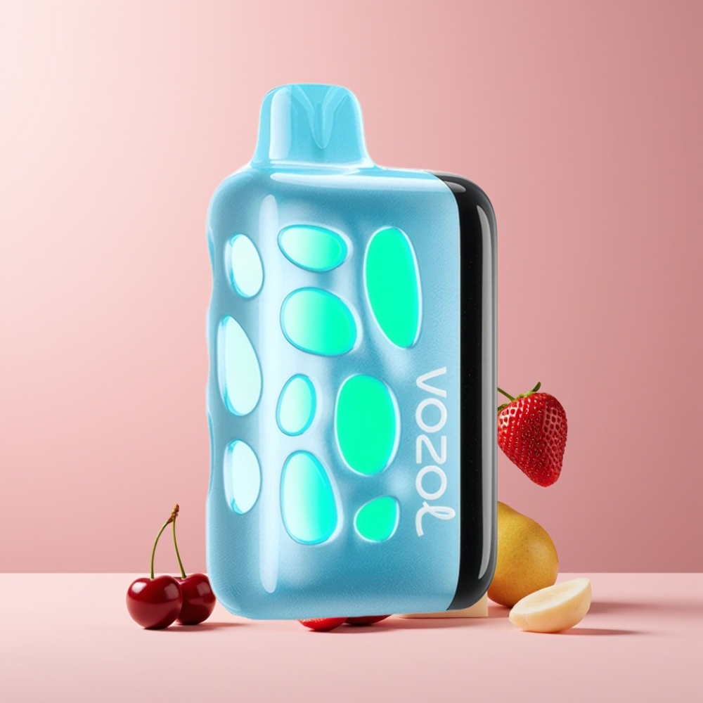VOZOL RAVE 40000 Disposable Vape Ciliegia Fragola Italia ingrosso - 270° Glow, Beat-Sync, 80% in 20 Min