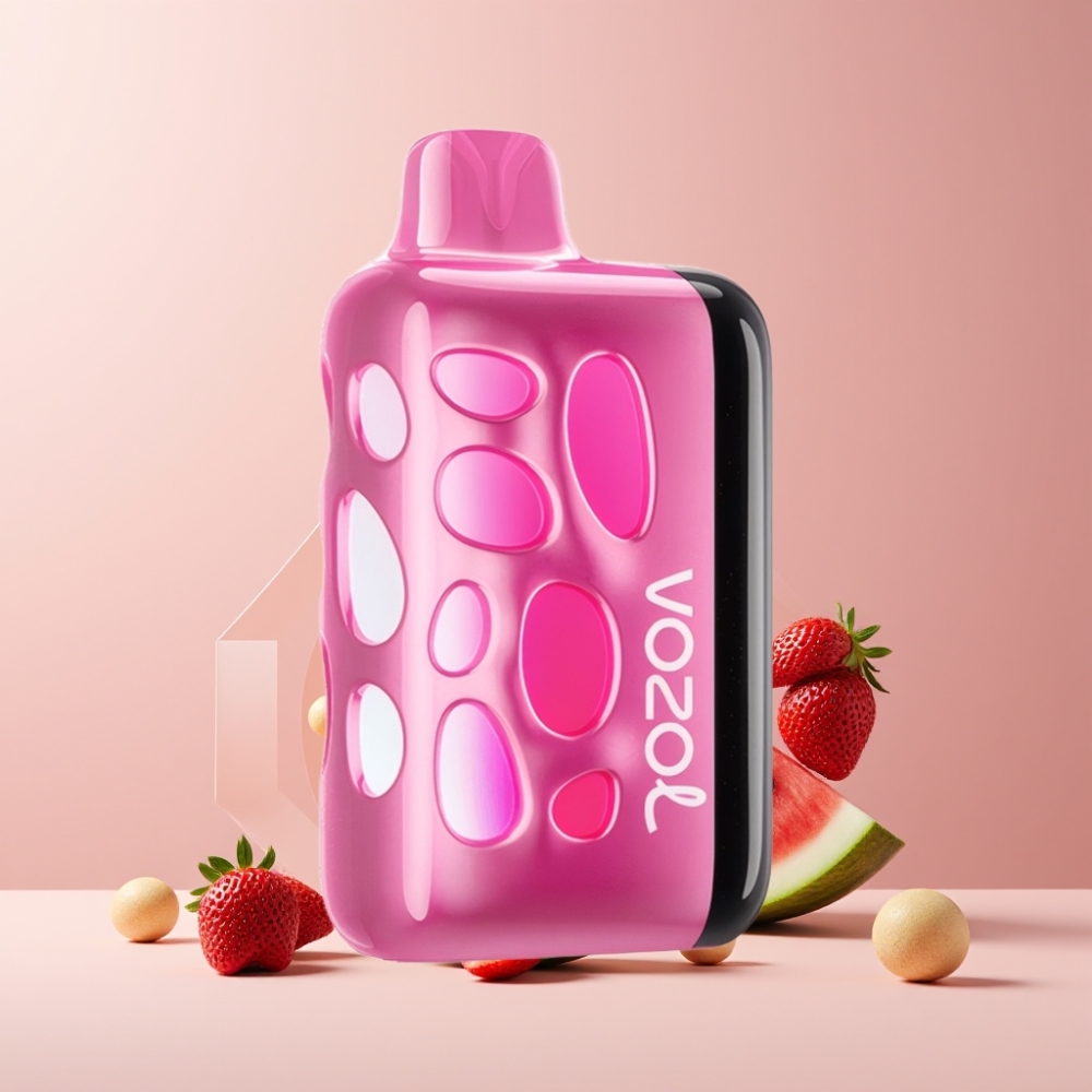 VOZOL RAVE 40000 Disposable Vape Fragola Anguria Italia ingrosso 270° Glow Design 1000mAh