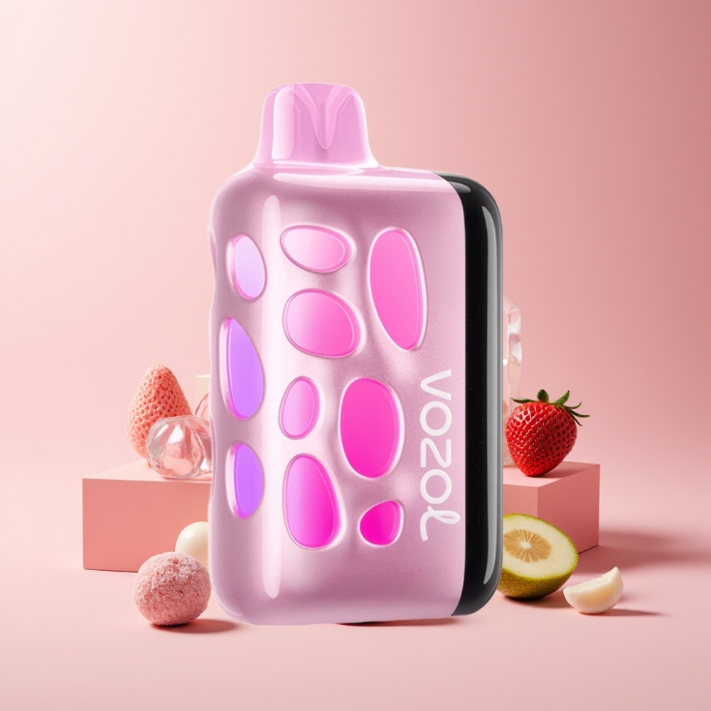 VOZOL RAVE 40000 Disposable Vape Fragola Ghiaccio Italia ingrosso - 1000mAh, Ricarica 80% in 20 Min, 20/50mg/ml Nicotina