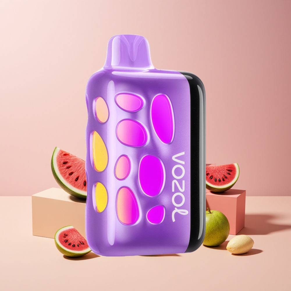 VOZOL RAVE 40000 Disposable Vape Italia ingrosso - Anguria Lampone, 270° Glow, 1000mAh, 20/50mg/ml Nicotine