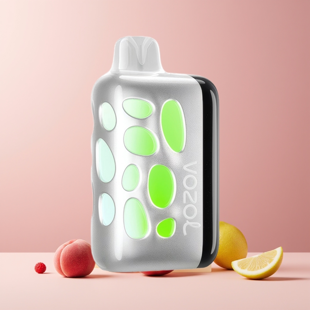 VOZOL RAVE 40000 Disposable Vape Pesca Lampone Limonata Italia ingrosso - 1000mAh, Ricarica 80% in 20 Min, 20/50mg/ml Nicotina