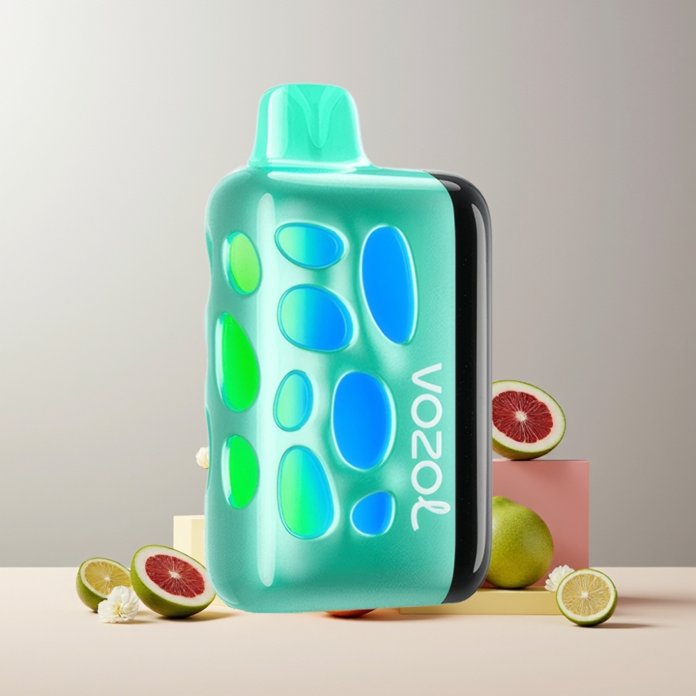 VOZOL RAVE 40000 Italia Ingrosso Disposable Vape Menta Fresca – 270° Glow, Beat-Synced, 80% in 20 Min, 1000mAh