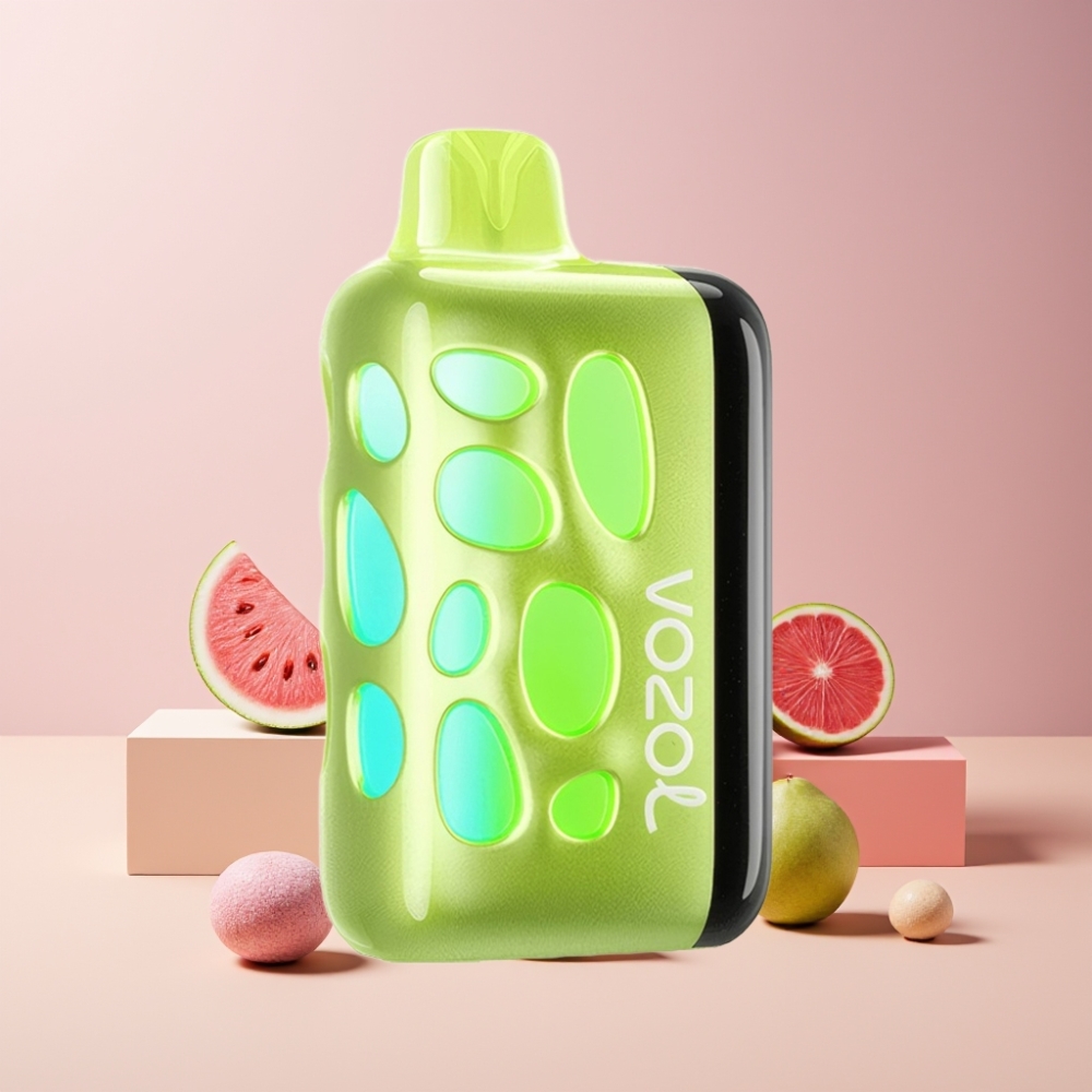 VOZOL RAVE 40000 Italia ingrosso Disposable Vape Anguria Bubblegum - 270° Glow, Beat-Synced, 80% in 20 Min, 1000mAh