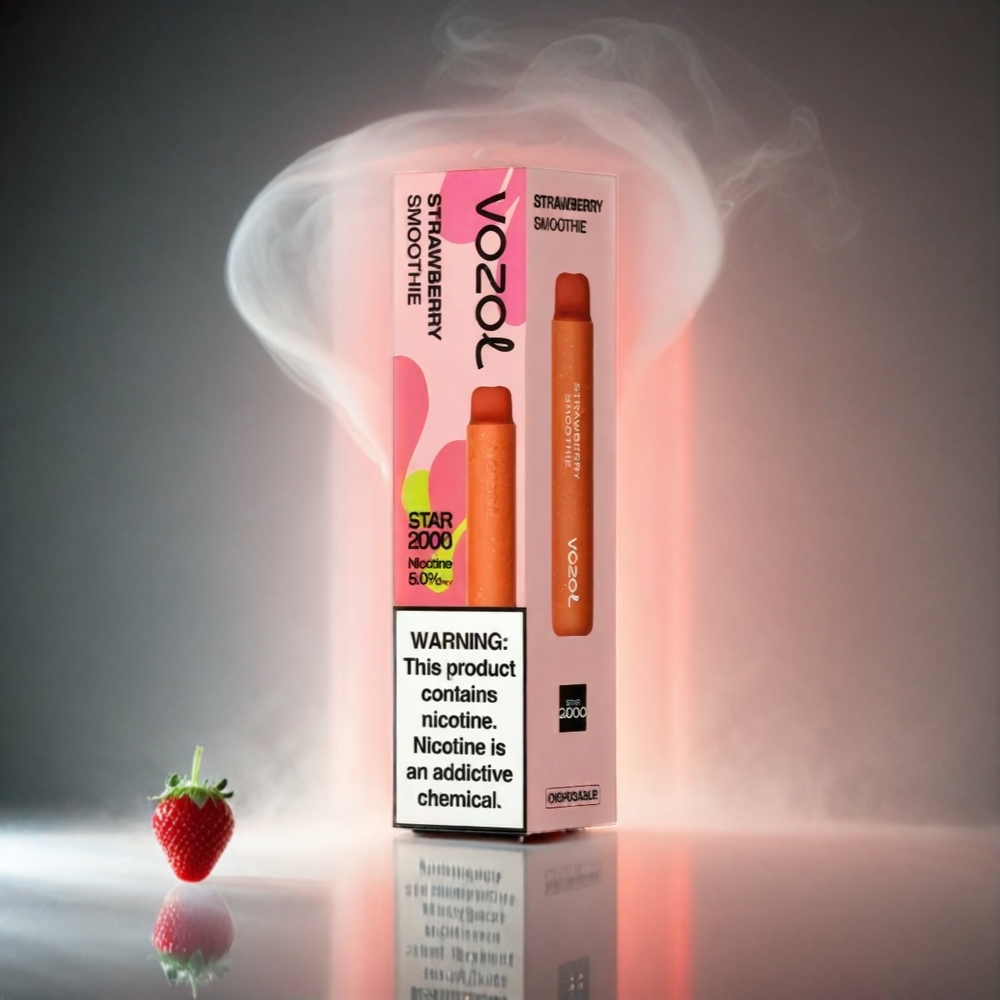 VOZOL Star 20000 Puffs Italia Ingrosso - Fragola Frullato con Schermo HD 2.2