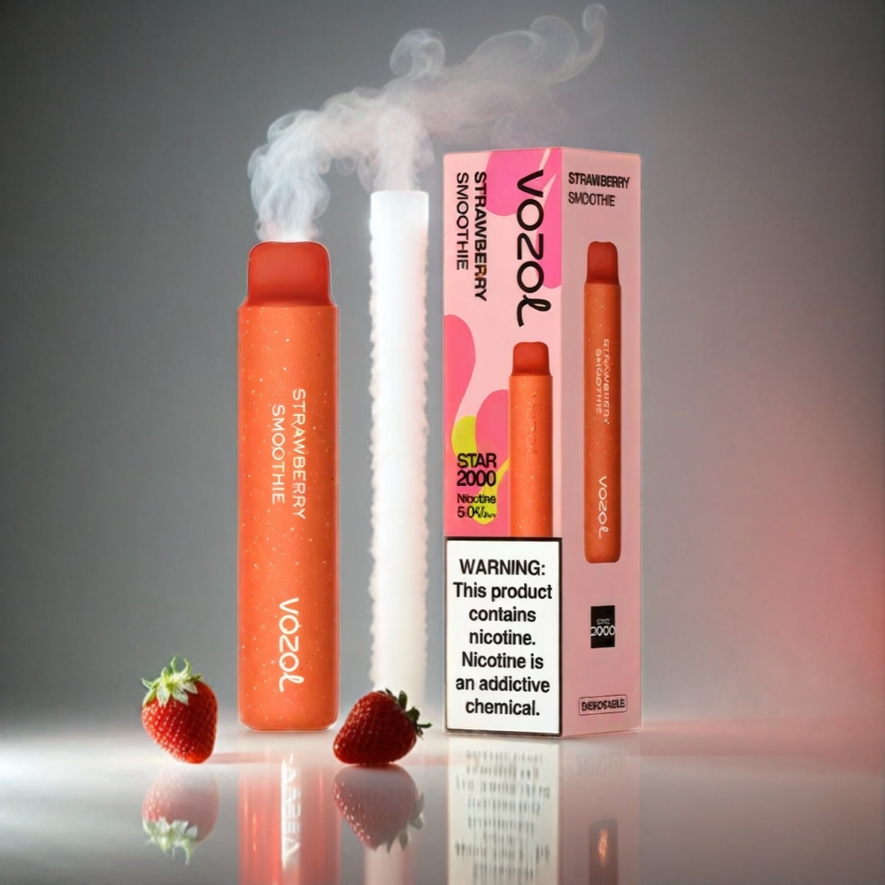 VOZOL Star 20000 Puffs Italia Ingrosso - Fragola Frullato con Schermo HD 2.2