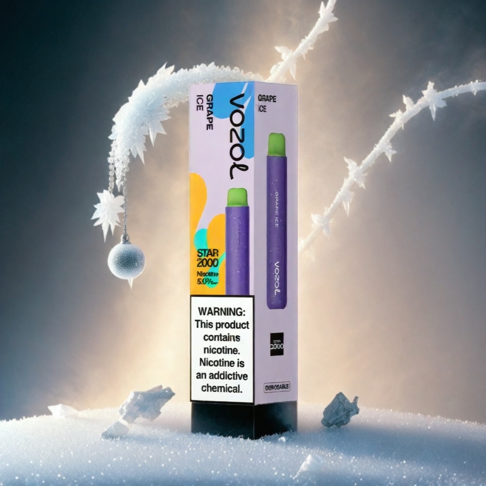 VOZOL Star 20000 Puffs Italia Ingrosso – Ghiaccio d’Uva con Schermo HD 2.2