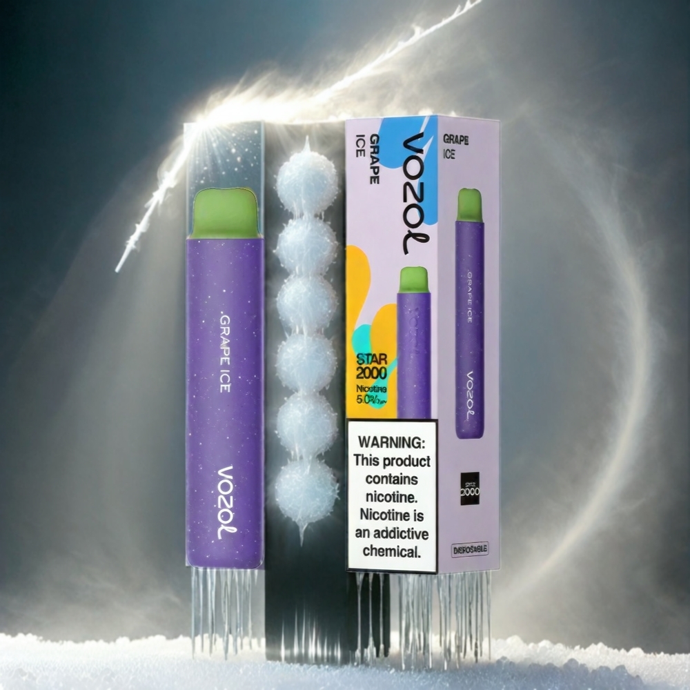 VOZOL Star 20000 Puffs Italia Ingrosso – Ghiaccio d’Uva con Schermo HD 2.2