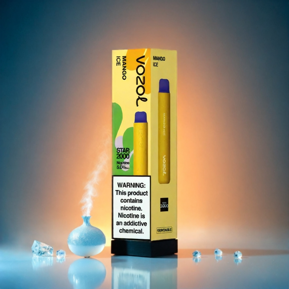 VOZOL Star 20000 Puffs Italia Ingrosso Vape Mango Ghiaccio con Schermo HD 2.2