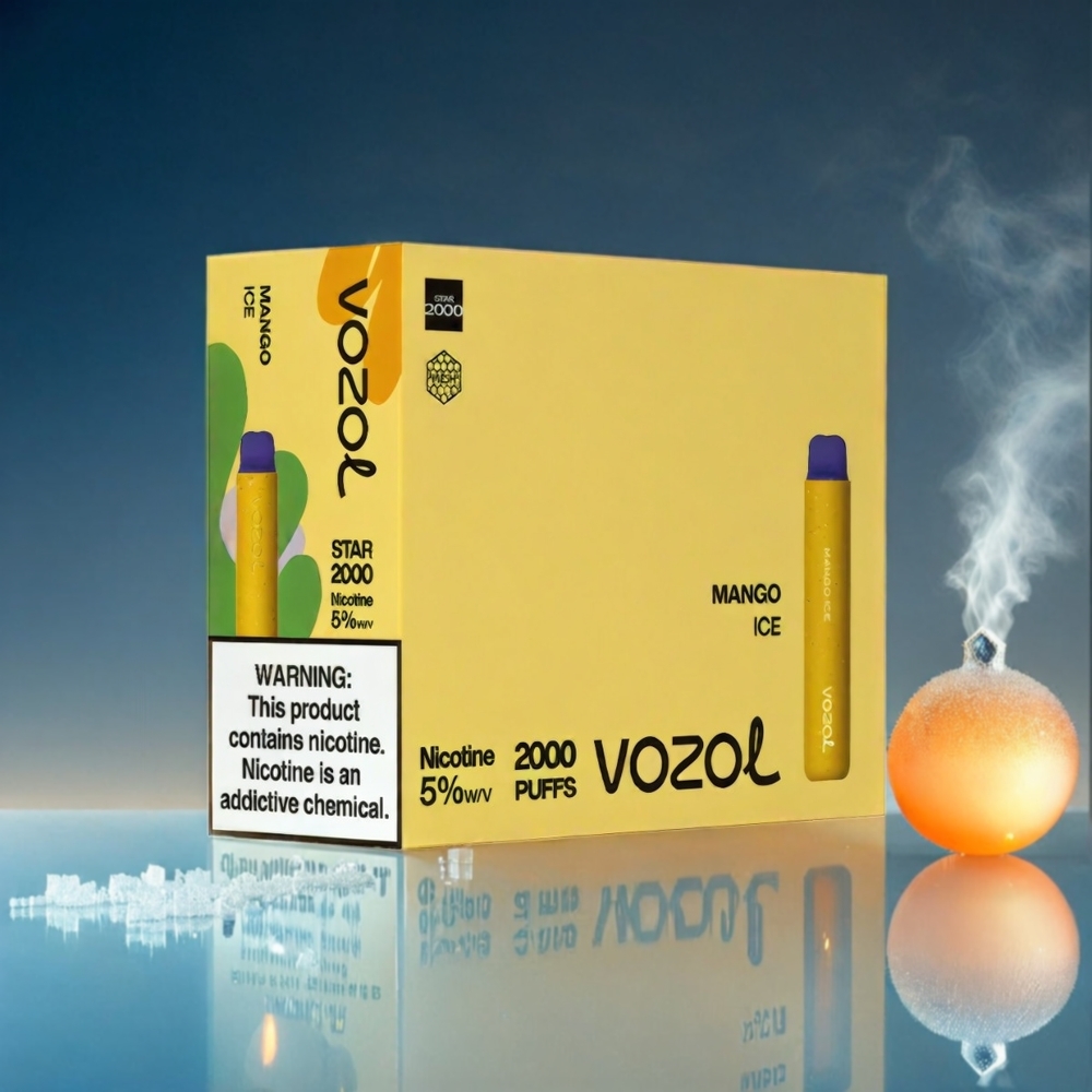 VOZOL Star 20000 Puffs Italia Ingrosso Vape Mango Ghiaccio con Schermo HD 2.2