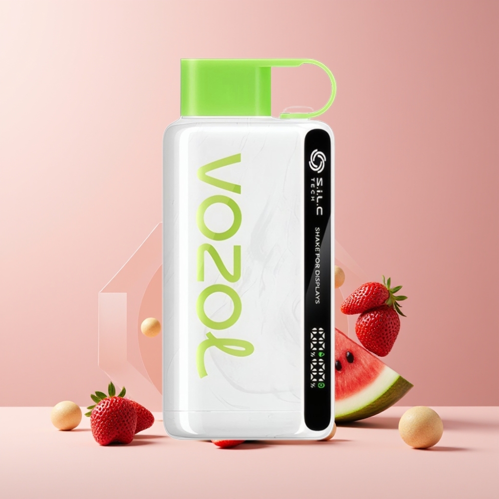 VOZOL STAR 9000/12000 Disposable Vape Fragola Anguria Italia Ingrosso con Ricarica 30% più Veloce, Batteria 650mAh, 0/20/50mg/ml Nicotina