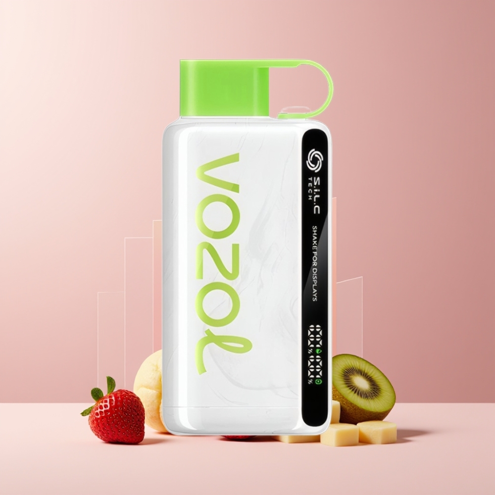 VOZOL STAR 9000/12000 Disposable Vape Fragola Kiwi Italia Ingrosso con Ricarica 30% più Veloce, 650mAh, S.i.L.C TECH