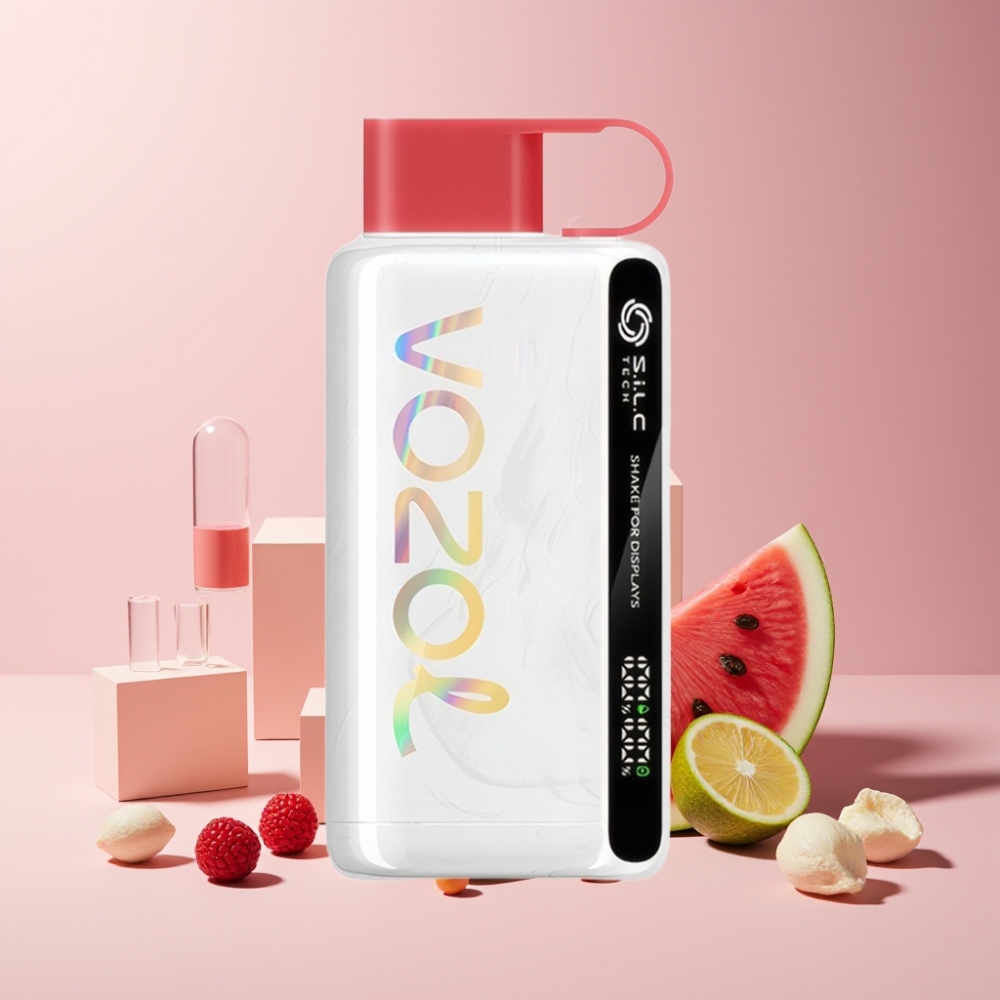 VOZOL STAR 9000/12000 Disposable Vape Lampone Anguria Italia ingrosso con S.i.L.C TECH e Ricarica 30% più Veloce