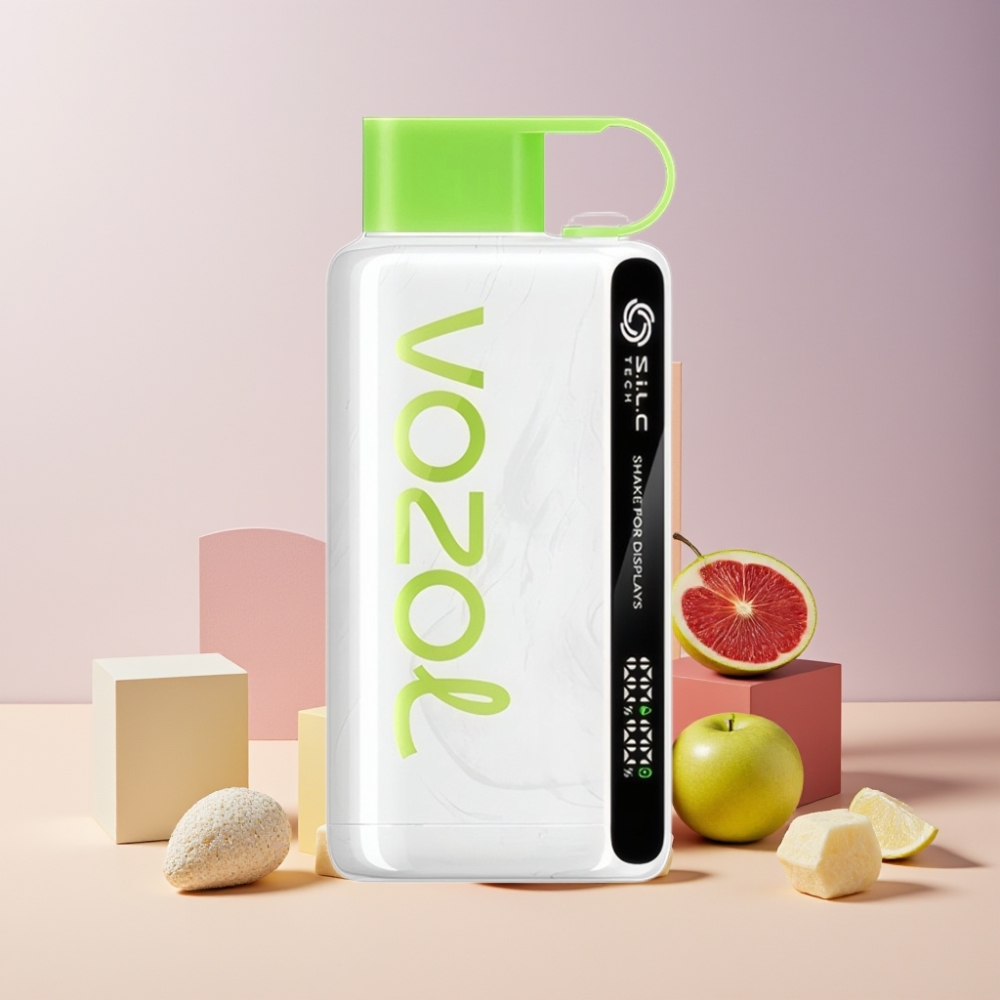 VOZOL STAR 9000/12000 Disposable Vape Mela Verde Ghiaccio Italia Ingrosso con S.i.L.C TECH, Ricarica 30% più Veloce, 650mAh, Fino a 9000/1200 Tiri