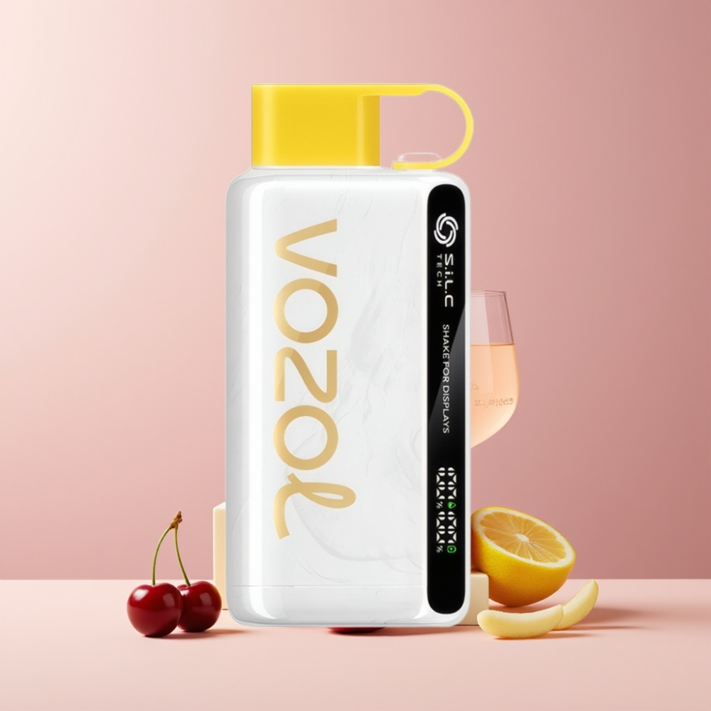 VOZOL STAR 9000/12000 Italia Ingrosso Disposable Vape Ciliegia Pesca Limonata con Ricarica 30% più Veloce, 650mAh, S.i.L.C TECH