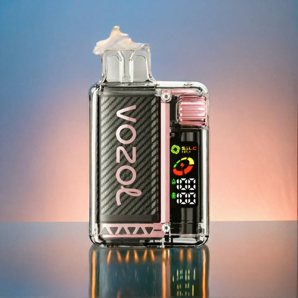 VOZOL Vista 20000 Puffs Italia Ingrosso Ghiaccio Pesca - 650mAh Ricaricabile, Schermo OLED, 2% Nicotina, Bobina a doppia maglia S.i.L.C, 6 Livelli di Potenza
