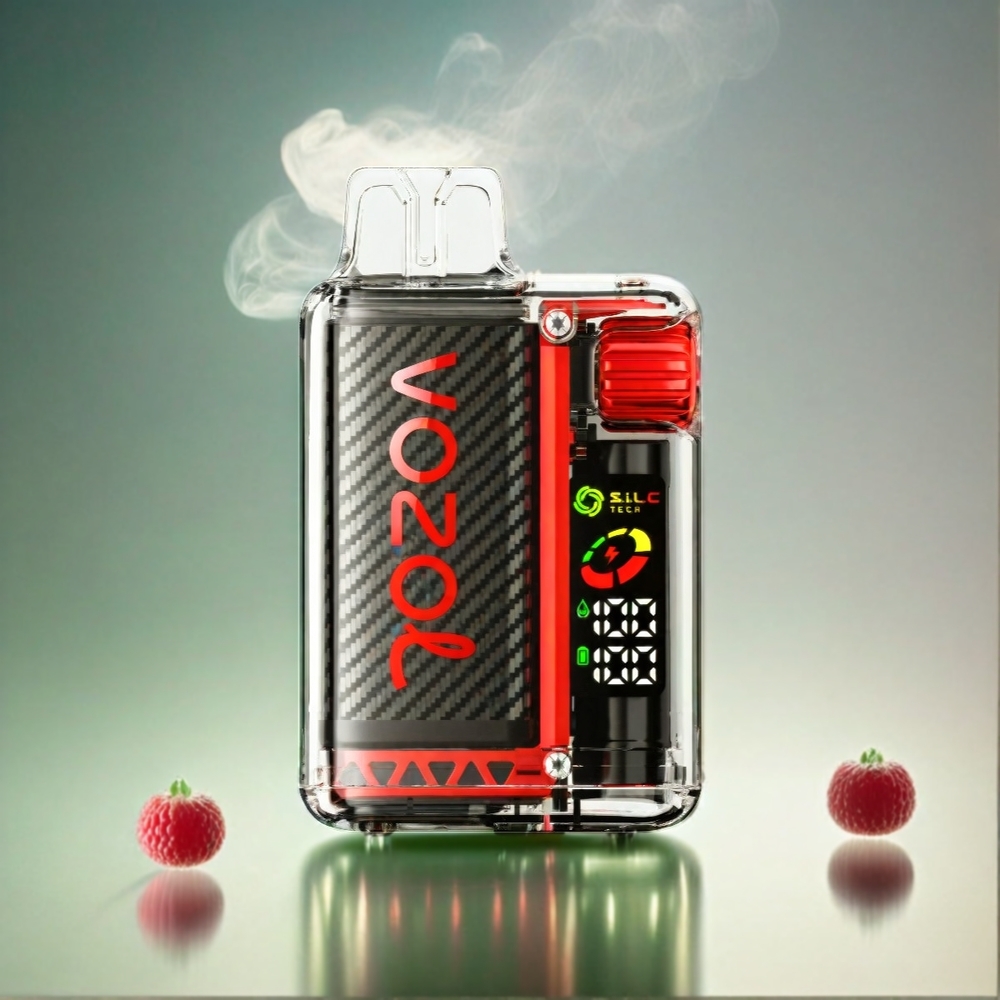 VOZOL Vista 20000 Puffs Italia Ingrosso - Lampone Anguria con OLED, 650mAh, 2% Nicotina, Doppia Mesh S.i.L.C Tech, 6 Livelli di Potenza, TPD Conforme, 65% PCR