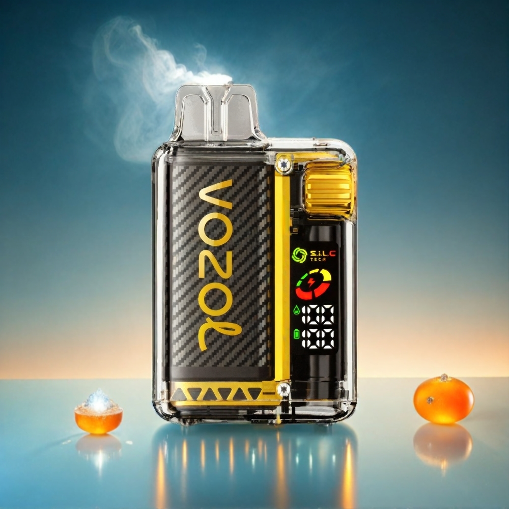 VOZOL Vista 20000 Puffs Italia Ingrosso Ricaricabile 650mAh 2% Nicotina Mango Ghiaccio con Schermo OLED e S.i.L.C Tech Bobina a doppia maglia