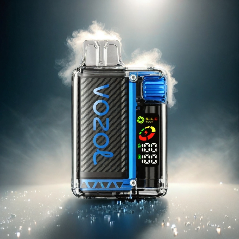 VOZOL Vista 20000 Puffs Italia Ingrosso Ricaricabile con Batteria 650mAh, 2% Nicotina, Display OLED, S.i.L.C Tech Bobina a doppia maglia, Blue Razz Ice, TPD Compliant, 6 Livelli di Regolazione Watt