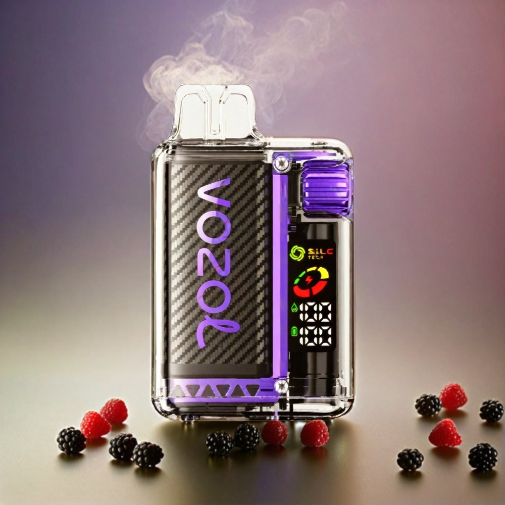 VOZOL Vista 20000 Puffs Italia Ingrosso Ricaricabile con Batteria 650mAh e Resistenza Dual Mesh S.i.L.C Tech, Frutti di Bosco Misti, Display OLED, 6 Livelli di Potenza Regolabile, TPD Conforme