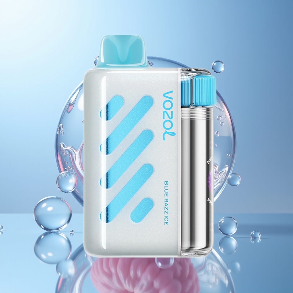 VOZOL VISTA 40000 Puff Italia Ingrosso MTL Ricaricabile 1000mAh 2% Blu Razz Ghiaccio Mesh Display S.i.L.C