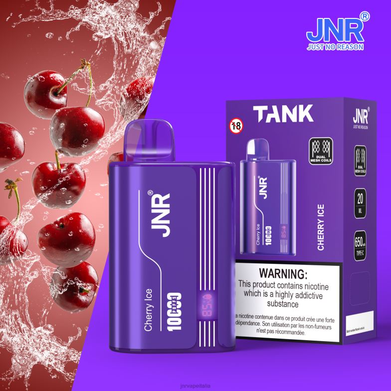 JNR Vape Italia - carro armato jr gelato alla ciliegia 4H28D23