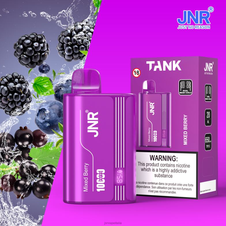 JNR Vape Italy - carro armato jr frutti di bosco misti 4H28D24
