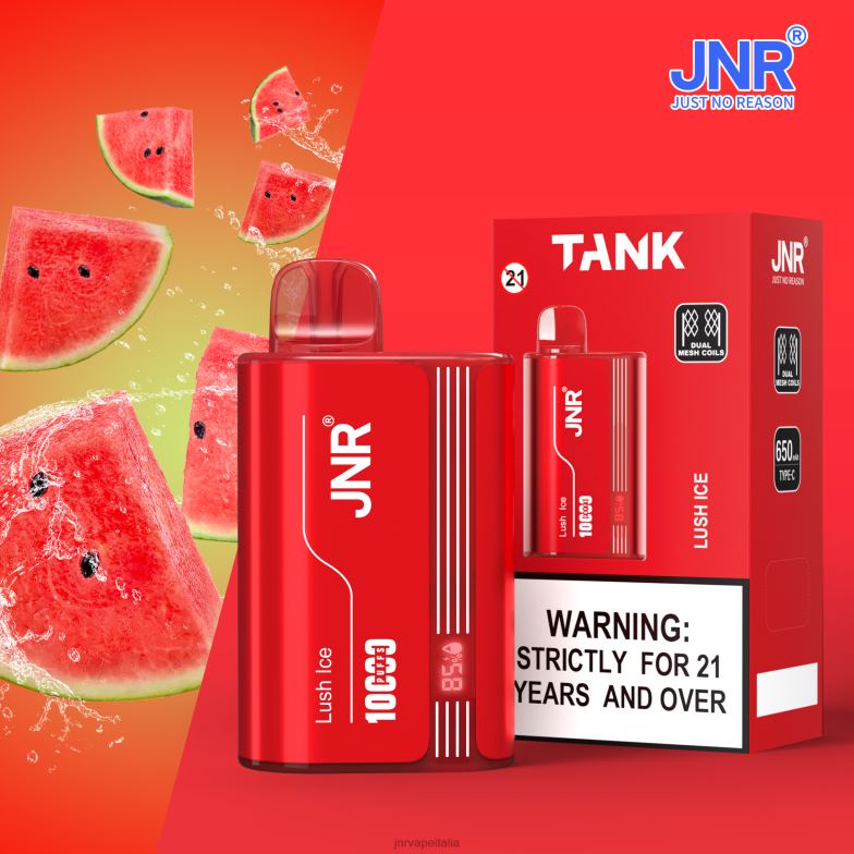 JNR Vape Nicotine - carro armato jr ghiaccio rigoglioso 4H28D36