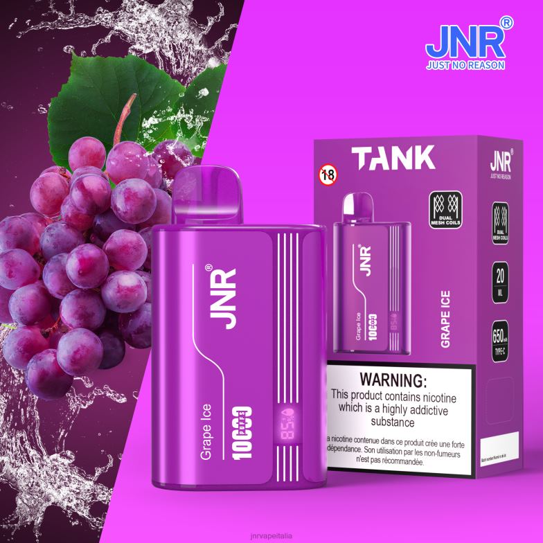 JNR Vape Price - carro armato jr ghiaccio d'uva 4H28D31