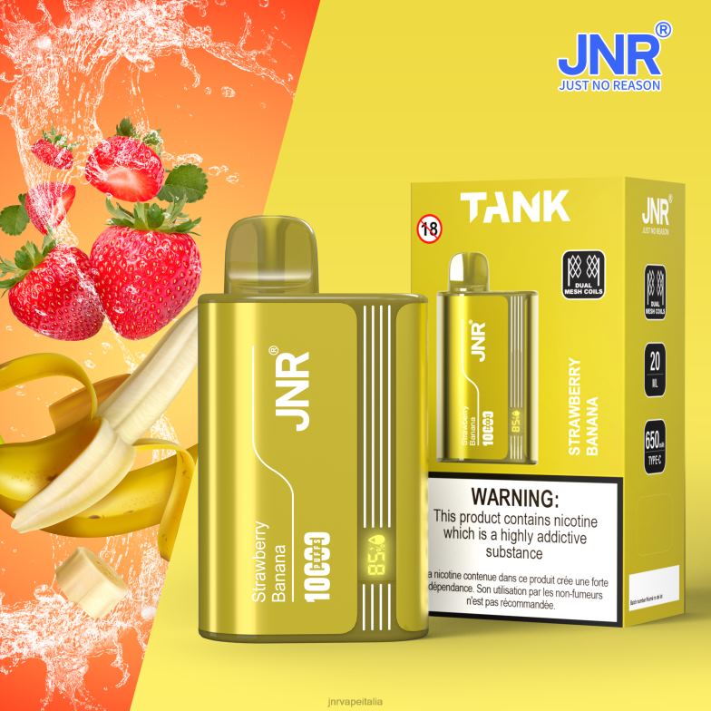 JNR Vape Shop - carro armato jr banane alla fragola 4H28D28
