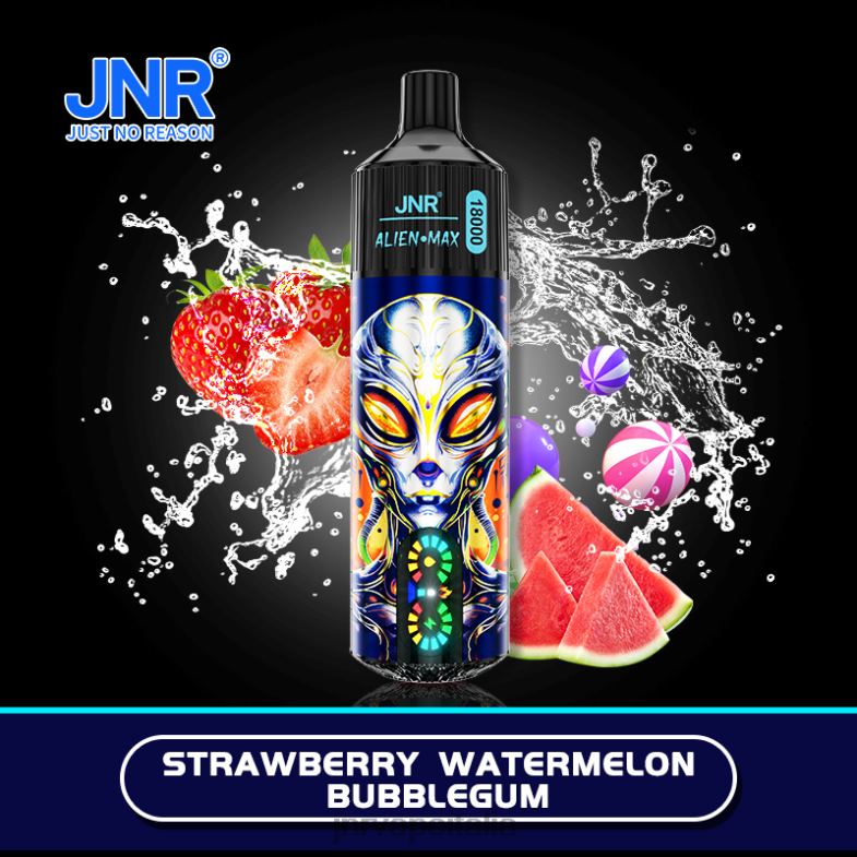 JNR Vape Italy - JNR ALIEN massimo Gomma da masticare alla fragola e anguria 480LH24