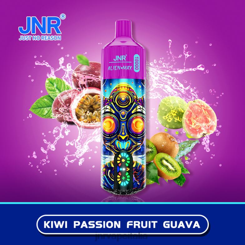 JNR Vape Italy - JNR ALIEN massimo kiwi frutto della passione guava 480LH34