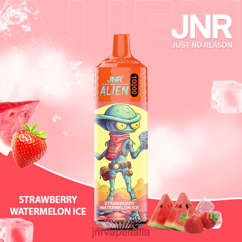 JNR Vape Nicotine - jnr alieno gelato alla fragola e anguria 4H28D156