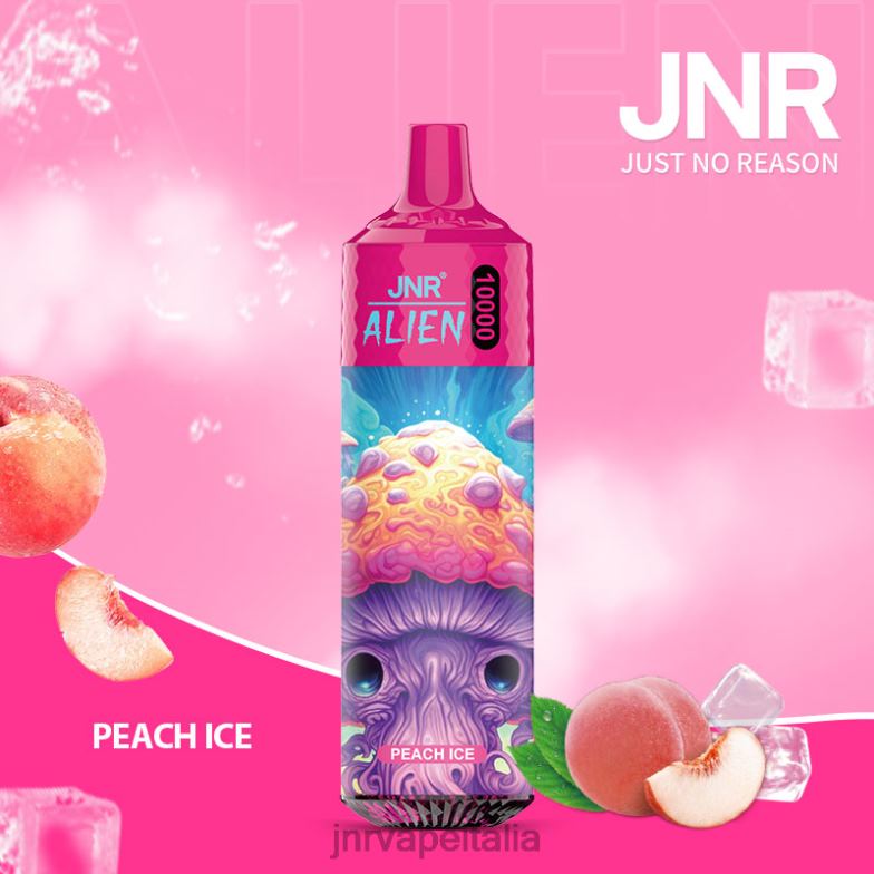 JNR Vape Nicotine - jnr alieno ghiaccio alla pesca 4H28D136