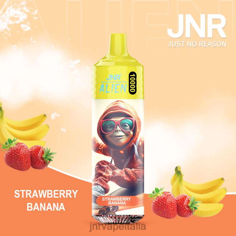JNR Vape Review - jnr alieno banane alla fragola 4H28D152