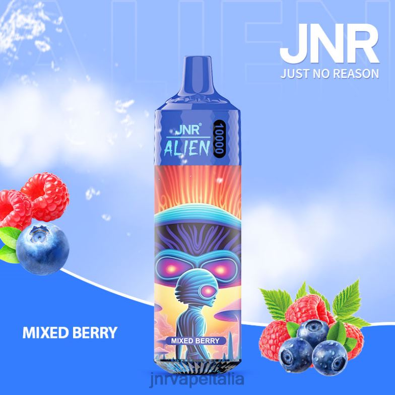 JNR Vape Review - jnr alieno frutti di bosco misti 4H28D132