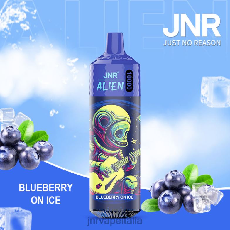 JNR Vape Review - jnr alieno mirtillo su ghiaccio 4H28D142
